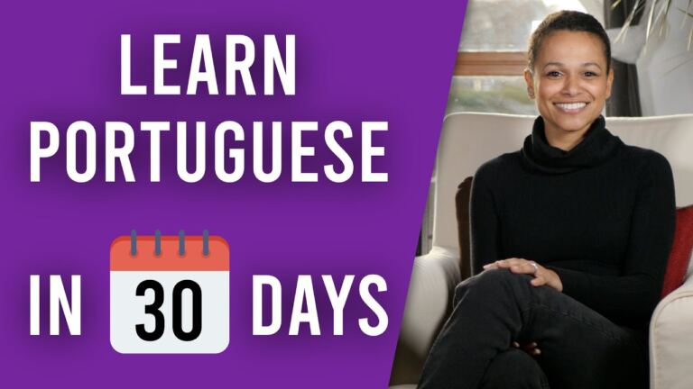 Learn Portuguese in 30 Days (Complete plan for FREE)